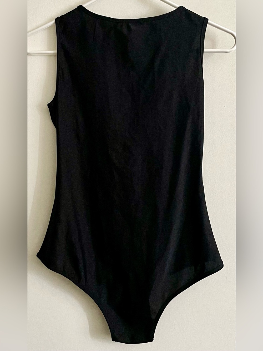 🌚 Women's Black Lace-Up Sleeveless Bodysuit 🌚 - Picture 6 of 6